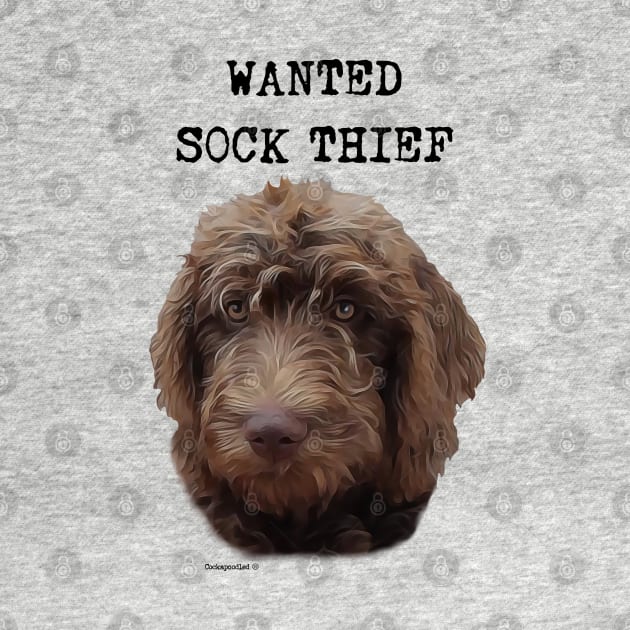 Doodle Dog Sock Thief by WoofnDoodle 